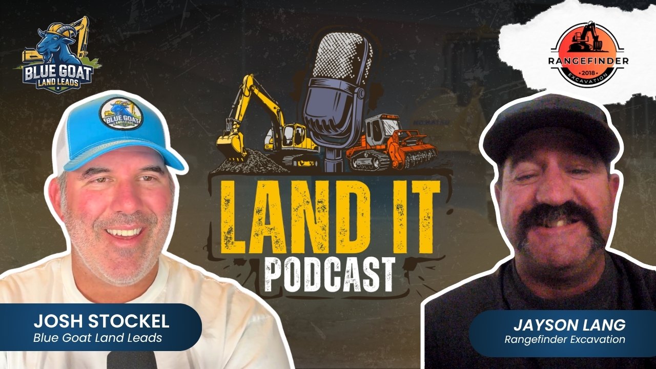 Artwork for From A Borrowed Dozer to $5 Million: The Grit and Grind Behind Rangefinder Excavation — Land It Podcast episode 2